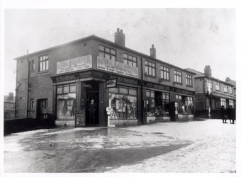Harold Sharp National Health Dispensing Chemist, Rookwood Parade, York Road, Leeds, 1936